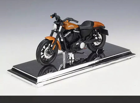 Maisto 1:18 harley davidson sportster ferro 883 liga clássico modelo da motocicleta diecast metal motocicleta modelo crianças brinquedos presente