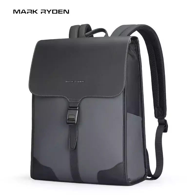 Mark Ryden-Mochila impermeável para laptop de grande capacidade para homens, mochilas casuais masculinas, bolsa de viagem de negócios, mochilas escolares de 15,6";;VERDADEIRO;;"MR 1622 BLACK,16 polegadas