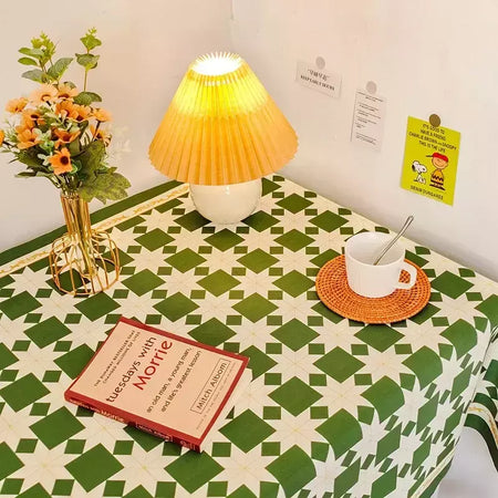 Pequena Toalha De Mesa De Celebridade Internet Fresca, Foto De Fundo, Mesa De Mesa De Cabeceira Do Aluno, Pano De Mesa De Café
