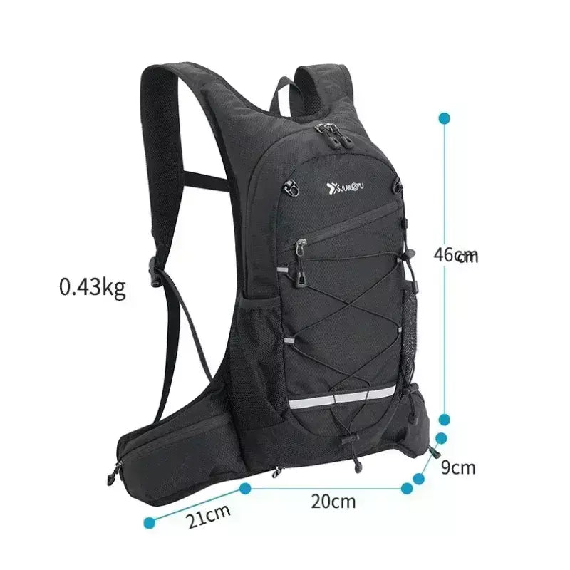 Caminhadas mochila impermeável poliéster resistente ao desgaste das mulheres dos homens trekking mochila em camadas saco de armazenamento esporte para exercício fitness