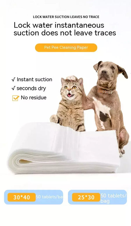 Pet descartável xixi papel cão xixi almofada sucção fralda desodorização pet gato treinamento suprimentos de toalete, acessórios de limpeza