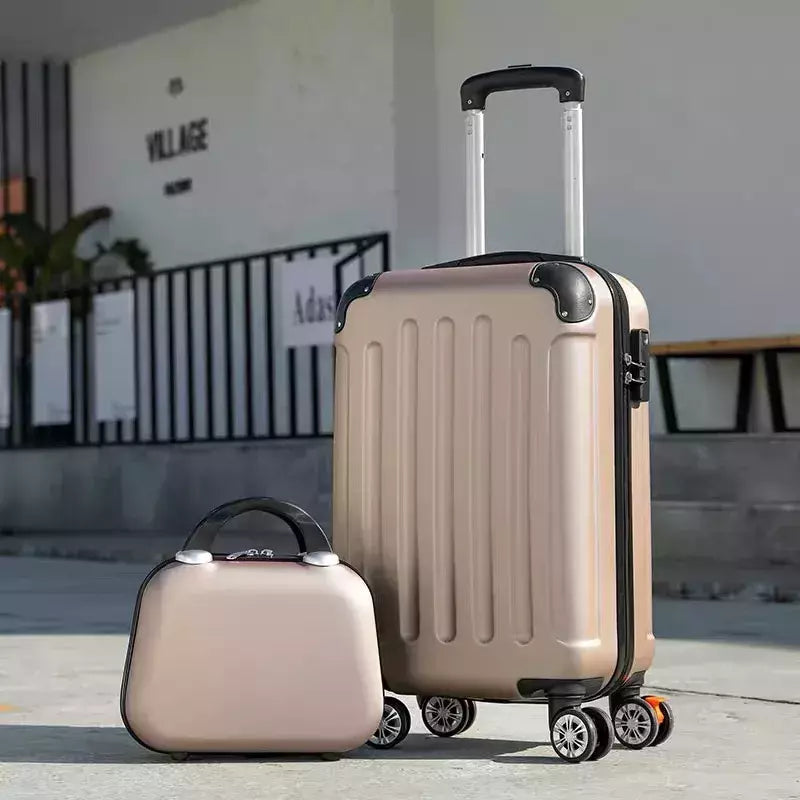 Conjunto de malas rolantes e bolsas de viagem com rodas giratórias 20 '' maleta de bagagem com carrinho de cabine grande capacidade