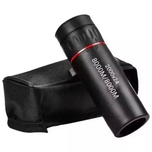 Telescópio monocular hd 2000x24, mini telescópio portátil para celular com suporte para acampamento ao ar livre, caça, observação de pássaros