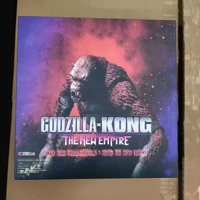 NOVO!SHM 2024 Godzilla vs. King Kong 2: Rise Of Empires Scar King PVC Action Figure Crianças Adulto Presentes de Natal de Ano Novo 20cm