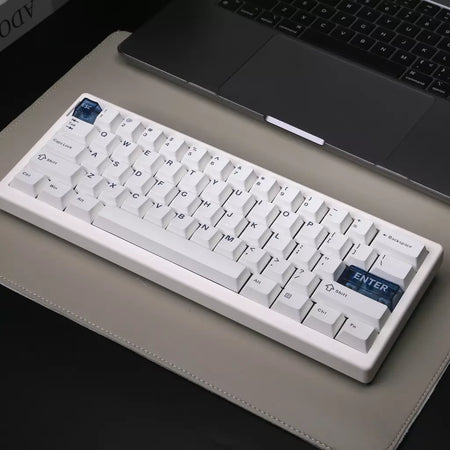 Teclado mecânico qk61, estrutura de junta retroiluminada rgb, 3 modos, 2.4g, bluetooth, sem fio, troca quente, teclado para via/qmk