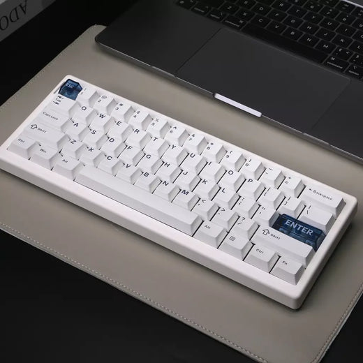 Teclado mecânico qk61, estrutura de junta retroiluminada rgb, 3 modos, 2.4g, bluetooth, sem fio, troca quente, teclado para via/qmk
