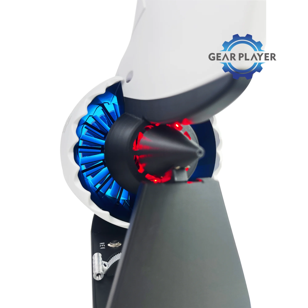 Boeing 747 Turbofan Modelo de motor Ventilador elétrico Cool Boutique Coleção Kit de motor de aeronave para exibição e uso educacional