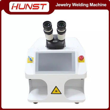 Hunst jóias máquina de solda a laser 80w solda mini soldador a laser de fibra portátil para ouro prata titânio anéis colar metal