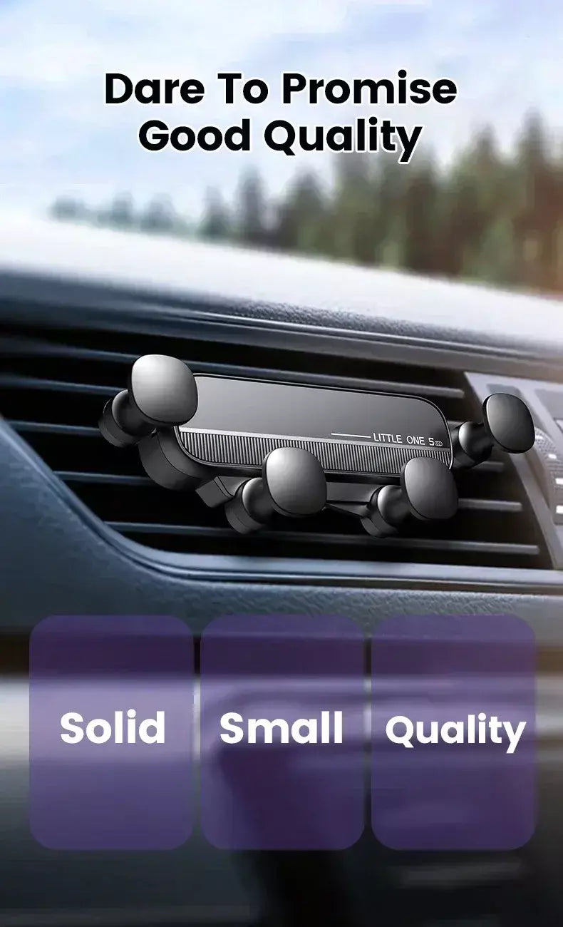 Suporte universal para telefone de carro por gravidade Suporte móvel para ventilação de ar para iPhone 13/12 Xiaomi - Suporte GPS automotivo