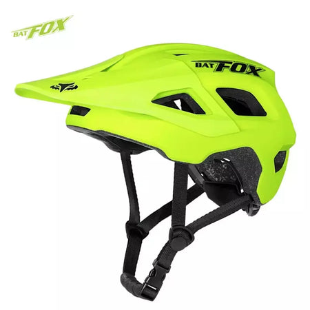 Batfox capacete de bicicleta mtb ajustável, leve, respirável, forro confortável, esportes ao ar livre, chapéu seguro para homens e mulheres, capacete de ciclismo