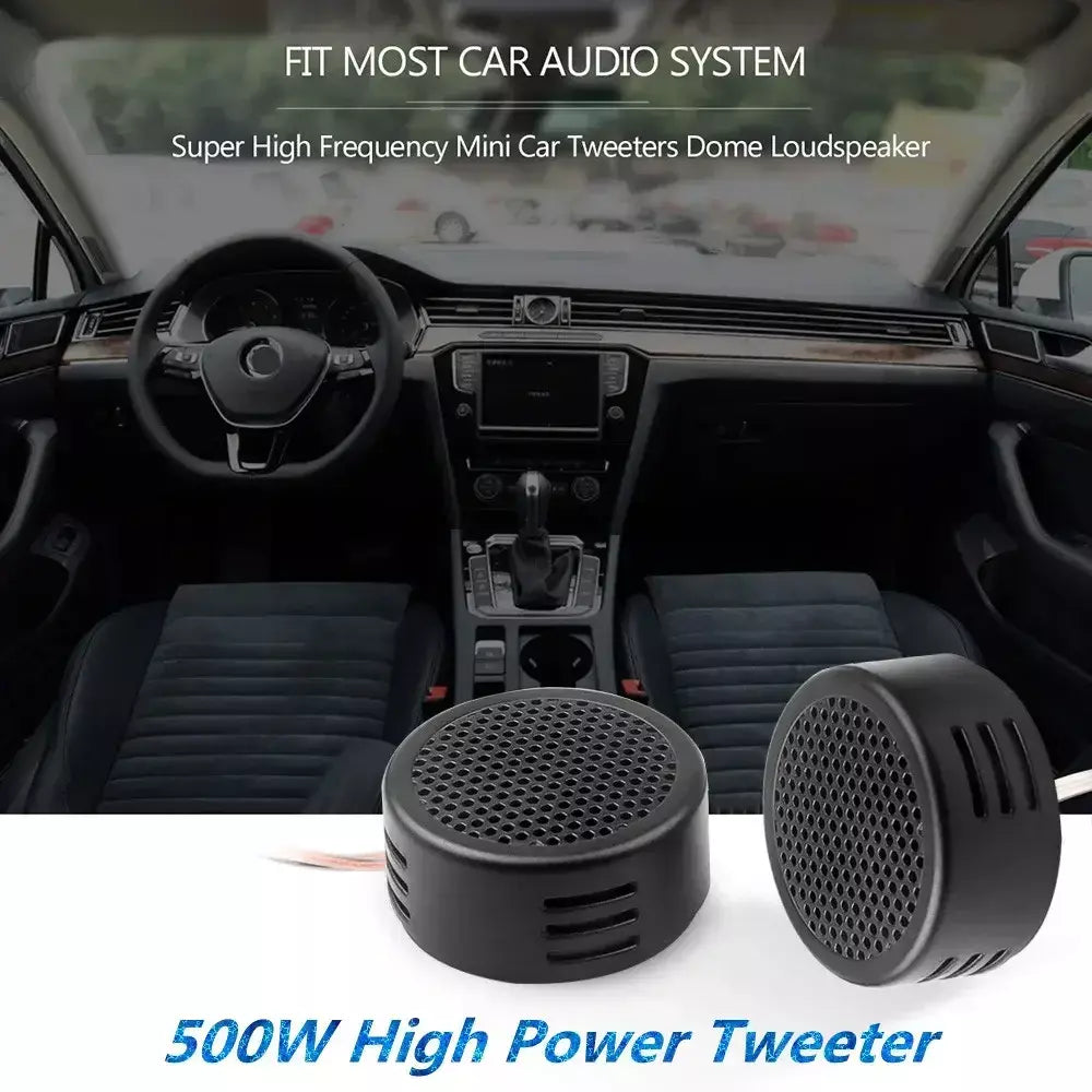 2 pçs 500w tweeter alto-falantes sistema de áudio do carro porta áudio automático música subwoofer modificação eletrônica alto-falante