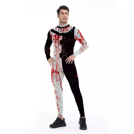 My Secret Art The Clown Cosplay Costume para meninos e meninas, Terrifier 3, Halloween Party Dress, Superhero Costume, Zero Bodysuits