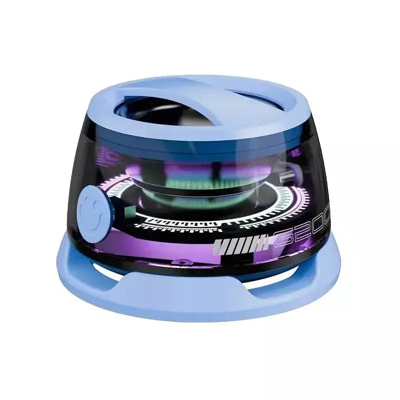 Vikefon portátil mini alto-falante bluetooth g200 rgb iluminação alto-falante magnético bt5.3 mini caixa de som 7 horas reprodução suporte do telefone