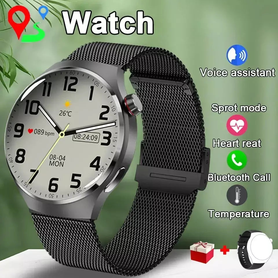 Xiaomi relógio inteligente masculino ms. nfc gps 360*360 1.52amoled hd screentracker bússola bluetoothcall ip68 esporte freqüência cardíaca smartwatch