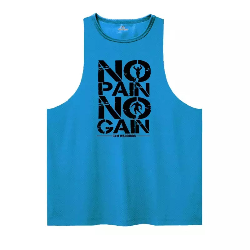 Quick Dry malha ginásio t-shirt dos homens, colete muscular respirável, moletom de jogging, Indoor Exercício, Fitness, ao ar livre