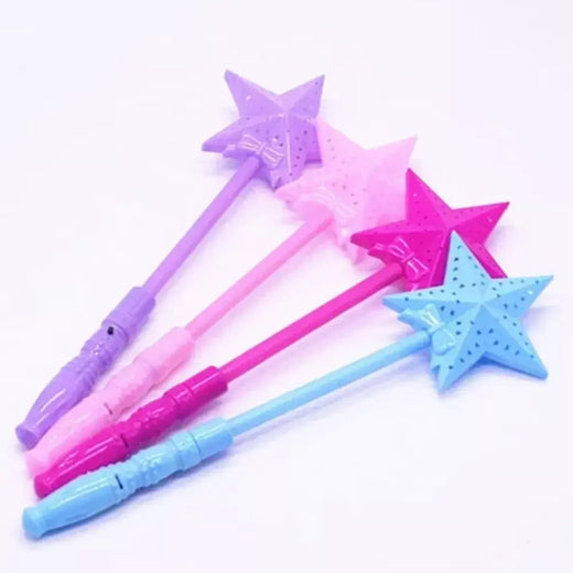 Led brilhante varinha mágica estrela light-up varinha brilho varas festa de aniversário de natal adereços concerto vara brilhante adereços de festa suprimentos