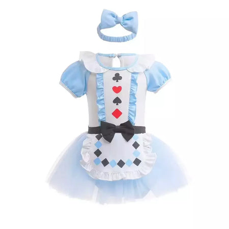Baby Romper TUTU Vestido Com Headband Infantil Baby Princess Girl Roupas Tamanho 3-18M Cute Design Baby Dress Party Trajes