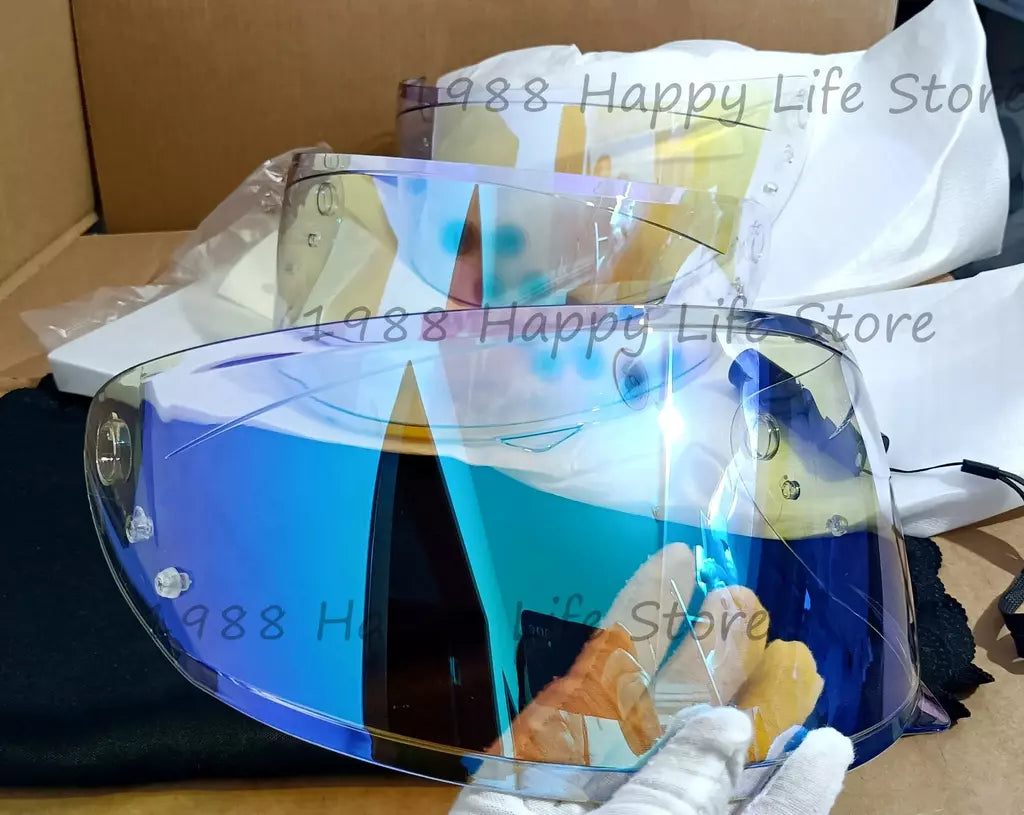 Para hjc c10 HJ-34P hj 34p viseira fotocromática acessórios da motocicleta capacete lente visor de vidro escudo tela do pára-brisa mica