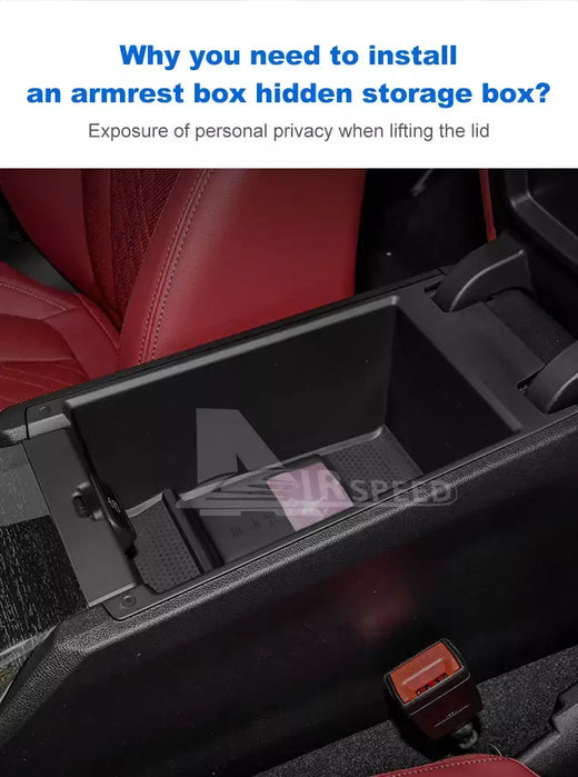 Para bmw 2 3 4 séries i4 g26 g20 g22 m3 g80 m4 2020-2023 apoio de braço do carro caixa de armazenamento escondida organizador modificação interior produto