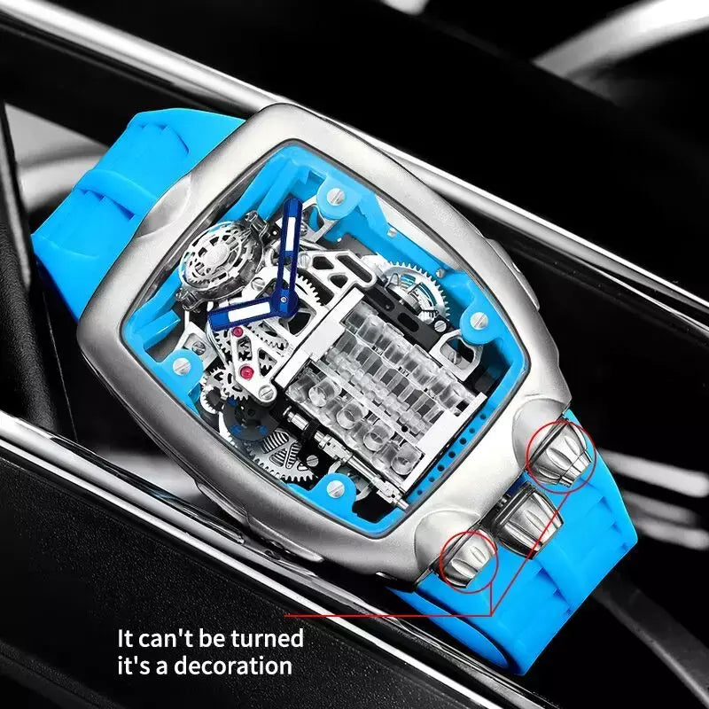 Pindu design relógios masculinos marca superior de luxo militar esporte masculino nh05 relógio automático à prova dwaterproof água relógios mecânicos montre homm