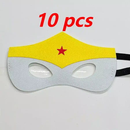 10 pçs/set disney mavel homem-aranha super herói máscaras de halloween congelado cosplay máscara presentes de natal festa de aniversário traje para criança