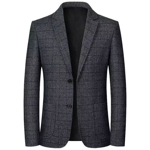 Blazers de negócios xadrez masculinos, roupas formais, ternos masculinos, jaquetas casuais, casacos, blazers slim fit, primavera, outono, tamanho 4XL, novo