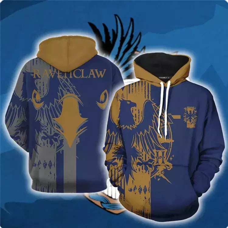 Harryy potter cosplay gryffindor camisola outono inverno moletom com capuz slytherin hufflepuff ravenclaw novidade anime traje