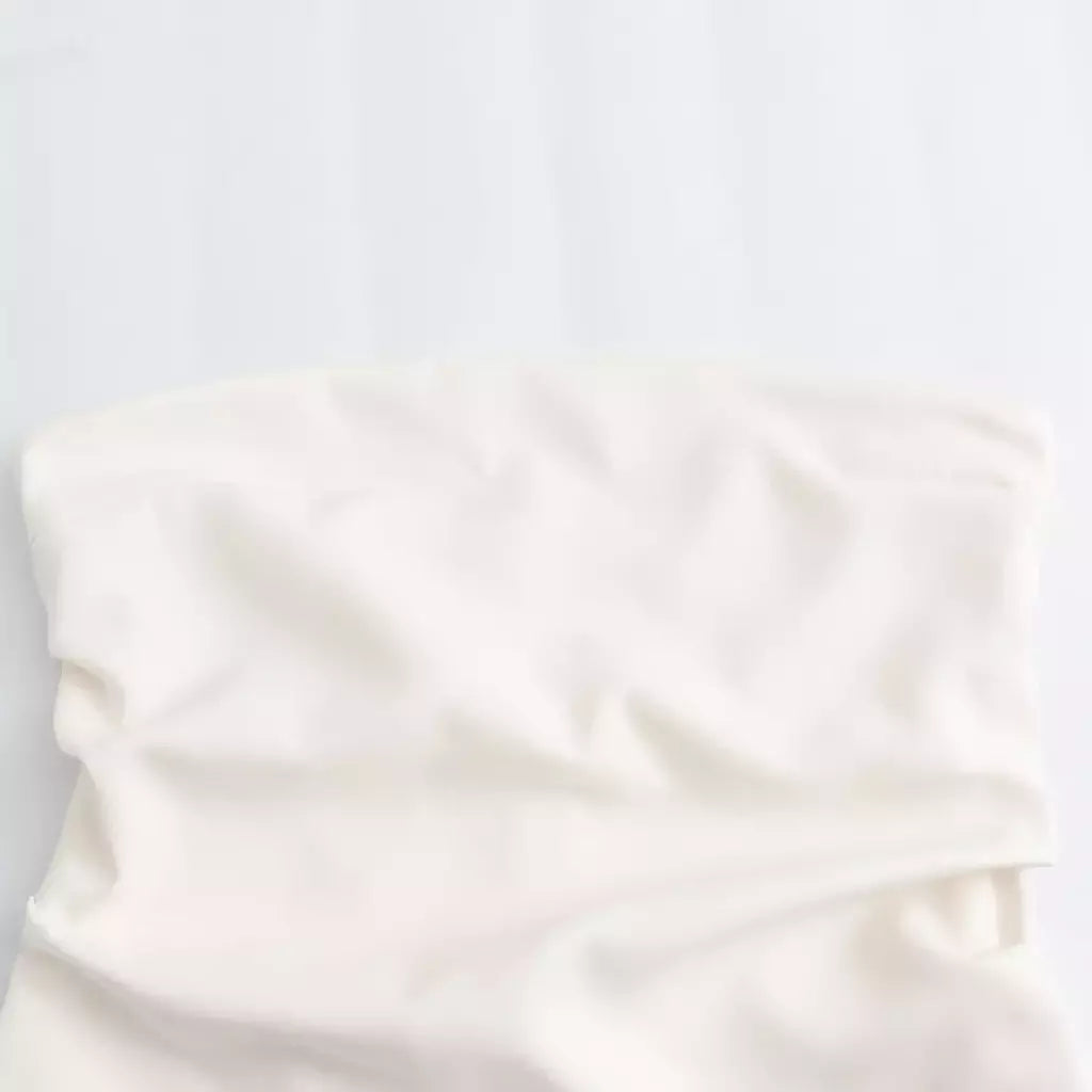 TRAF-Blusa sem mangas sem alças para mulheres, tops femininos, zíper traseiro, roupas de rua, tanque chique, moda verão, nova