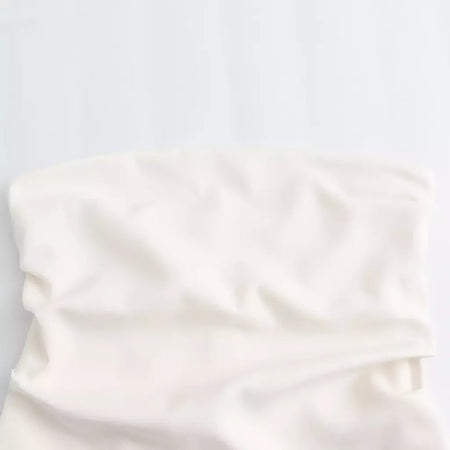 TRAF-Blusa sem mangas sem alças para mulheres, tops femininos, zíper traseiro, roupas de rua, tanque chique, moda verão, nova