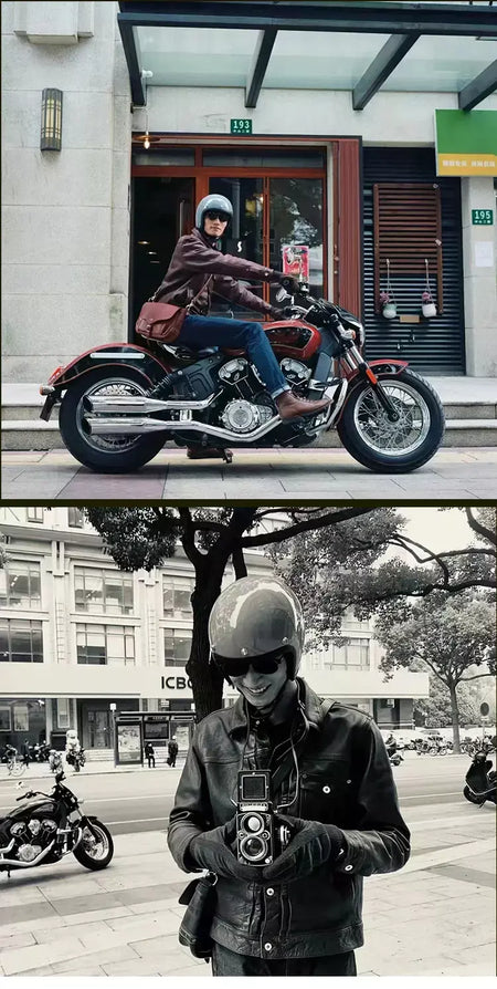 Genuíno vintage tt & cocascos fibra de vidro capacete da motocicleta retro scooter equitação rosto aberto 3/4 jet casco moto capacete dot aprovado