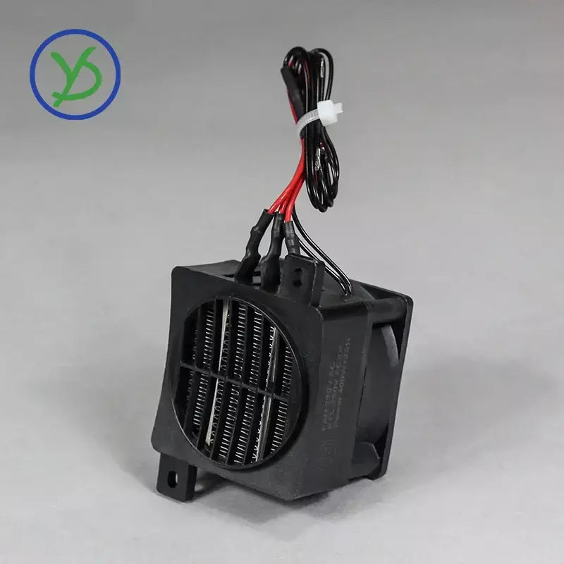 12v ~ 220v 70w ~ 400w aquecedor ptc cerâmica aquecedor de temperatura constante com ventilador ptc aquecedor elétrico incubação elemento de aquecimento de ar ptc