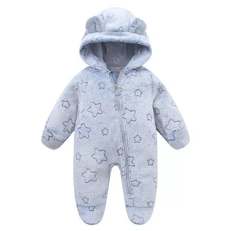 Roupas de bebê recém-nascido flanela outono inverno bebê meninos meninas macacão dos desenhos animados recém-nascido bodysuit macio quente para bebês 0-12m