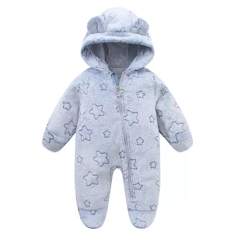 Roupas de bebê recém-nascido flanela outono inverno bebê meninos meninas macacão dos desenhos animados recém-nascido bodysuit macio quente para bebês 0-12m