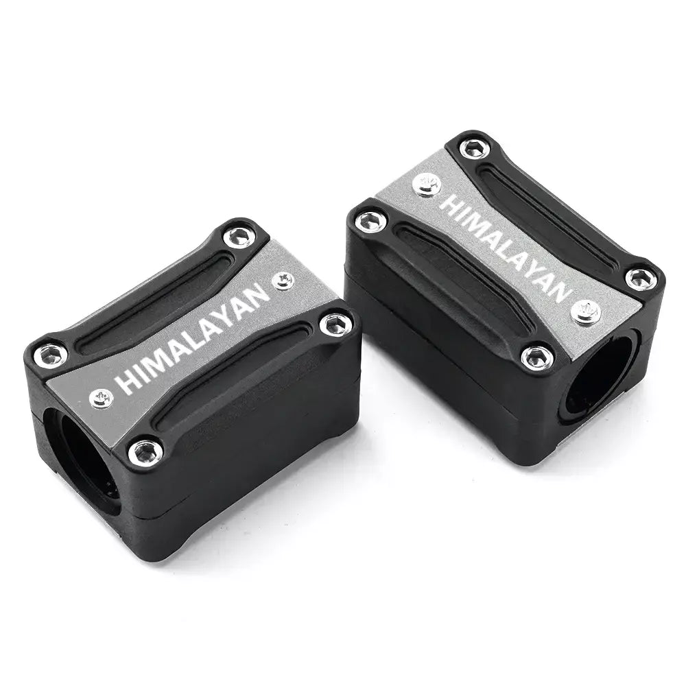 Apto para royal enfield himalayan 400 411 22/25/28mm motocicleta 7 cores barra de acidente do motor proteção pára-choques decorativo guarda bloco