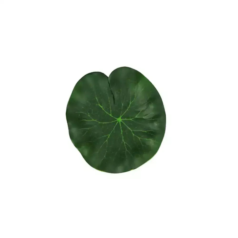 Lifelike Floating Lotus Artificial Flower Decoration, Water Lily, Micro Paisagem para Casamento, Lagoa, Jardim, Decoração de Plantas Falsas, 10pcs