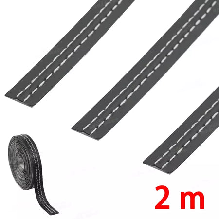 Linha de decoração de carro de 2 metros, tira decorativa, interior de carro, linha de decoração de couro, tira de tecelagem diy, decoração estilo carro