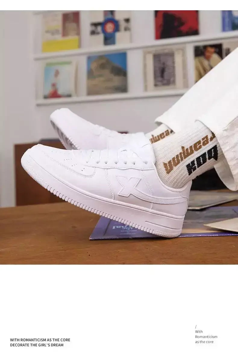 Xtep sapatos de skate antiderrapante resistente ao desgaste casual branco casal tênis de skate masculino feminino sapatos de marca de luxo 881219319851
