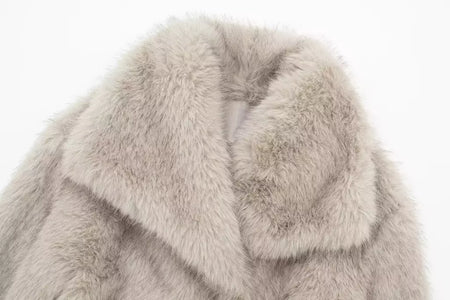 TRAF-Jaqueta feminina de tecido de lantejoulas de metal, casaco solto, gola alta, manga comprida, outerwear feminino chique, outono, inverno, 2023