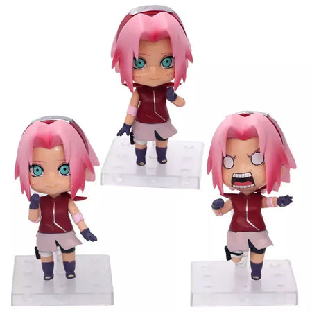 Naruto Action Figure Anime para Adultos, Uchiha Itachi, Kakashi Cartoon Toys, Ornamento Colecionável Itachi Akatsuki, Presente, 11cm, 3 peças por conjunto