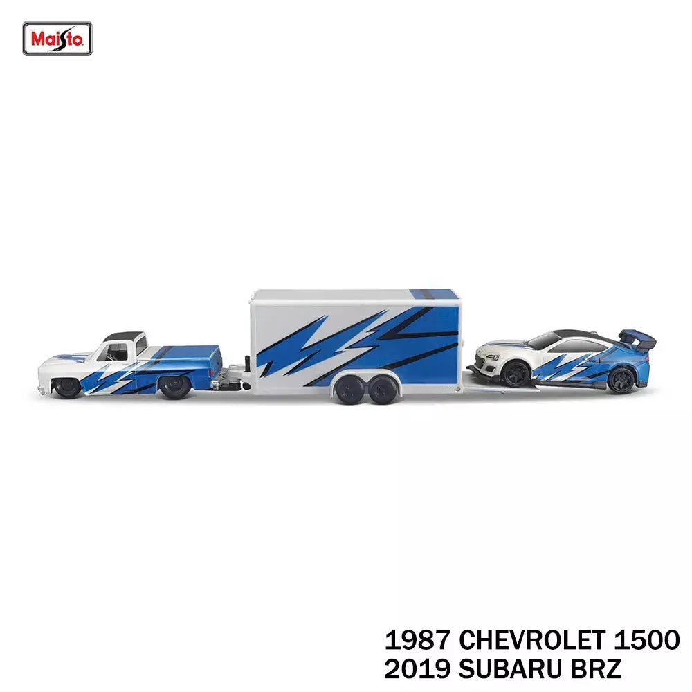 Maisto 1:64 1993 Chevrolet 454 SS PICK UP Fabricação de fundição de transporte Modelo de reboque Modelo de simulação Coleção de carros em liga