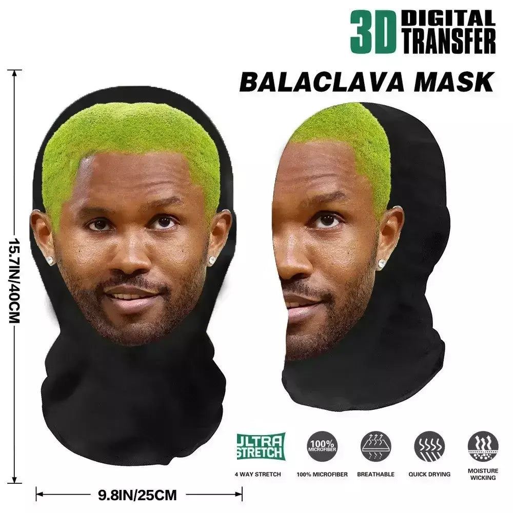 Cosplay 3d impresso kanye máscara estiramento malha máscara facial completa das mulheres dos homens role play cocar halloween moda balaclava cocar