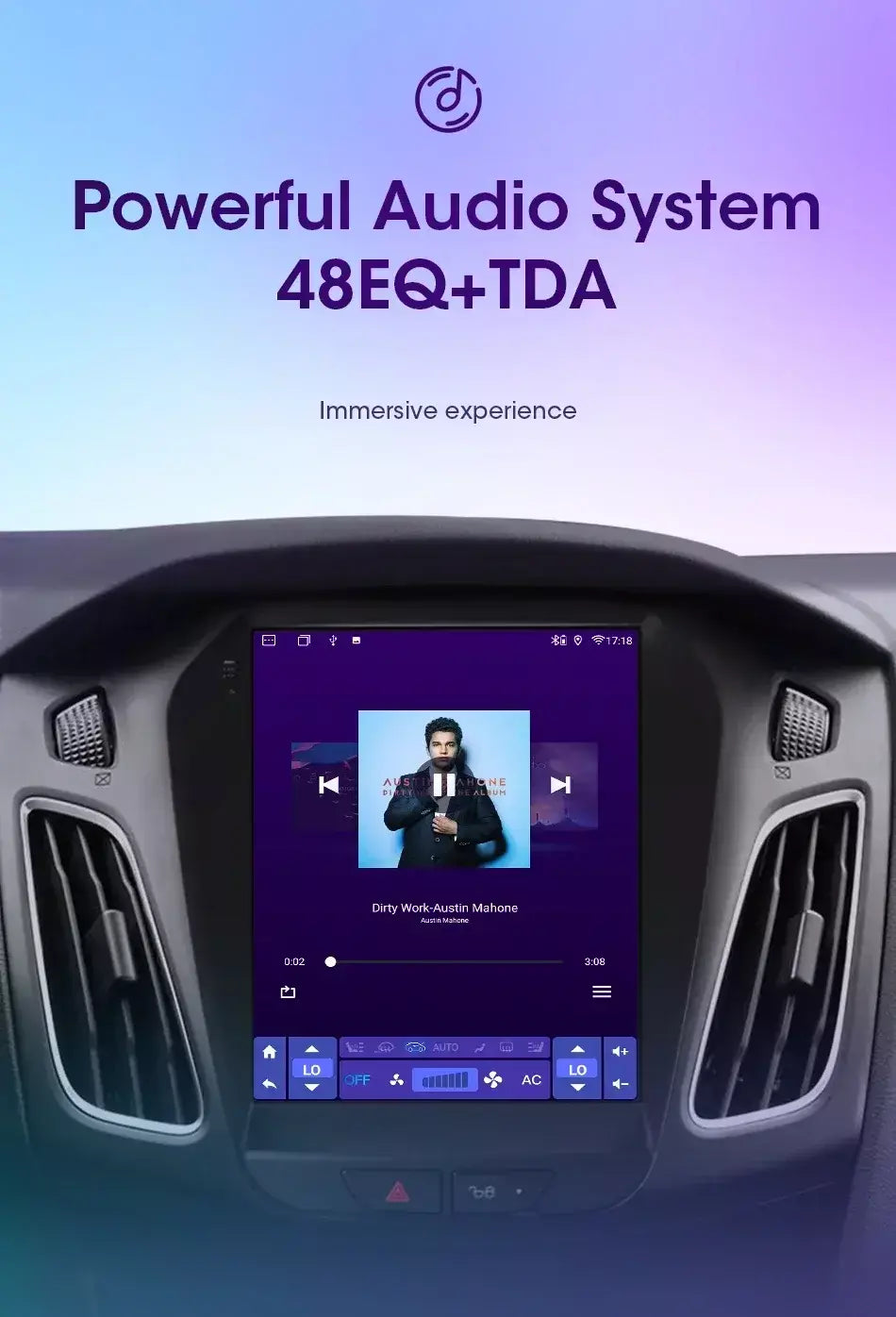 Srnubi 2 din 9.7 "android 13 carplay rádio do carro para ford focus 3 mk 3 2011 2012 - 2019 reprodutor multimídia 2din gps auto estéreo dvd