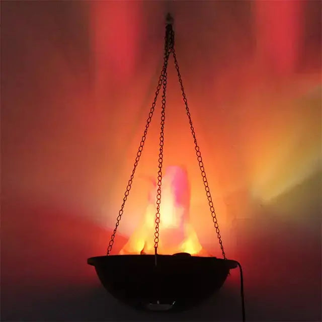 Halloween decorativo chama braseiro falso fogo queima prop simulação led pote de fogo eletrônico sala secreta decoração da casa fantasma