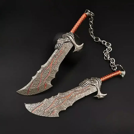 13 cm god of wars 5 jogo periféricos lâminas do caos metal artesanato arma modelo colecionável ornamentos criativo presentes de aniversário brinquedo