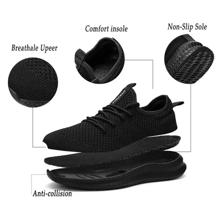 2022 sapatos para homens de alta qualidade tênis masculinos respirável moda ginásio casual luz caminhada plus size calçados zapatillas hombre