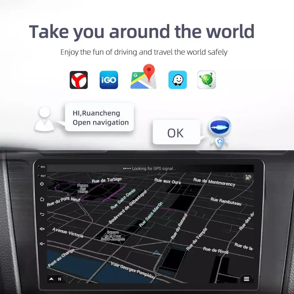 Android 13 2 din rádio do carro carpla auto 7 9 10 13.1 Polegada universal wifi gps áudio reprodutor multimídia para nissan toyota kia honda