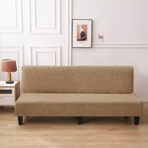 Tampa do sofá-cama impermeável para sala de estar, sofá dobrável sem braços, Stretch Couch Covers, Thick Poltrona Protector