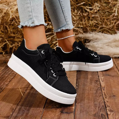 Mulheres tênis 2025 nova moda sapatos casuais femme verão designer tênis feminino rendas até plataforma tênis esporte sapatos femininos