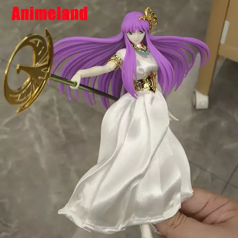 Bom Tony/GT Saint Seiya Mito Pano Athena Saori Kido Conjuntos EX Casuais Vestido Cavaleiros do Zodíaco Figura de Ação Em Estoque