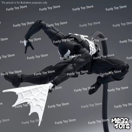 Em estoque brinquedos bagunça homem aranha symbiote spiderman messtoys scarlet aranha terno preto vizinho anime figura de ação presentes brinquedos